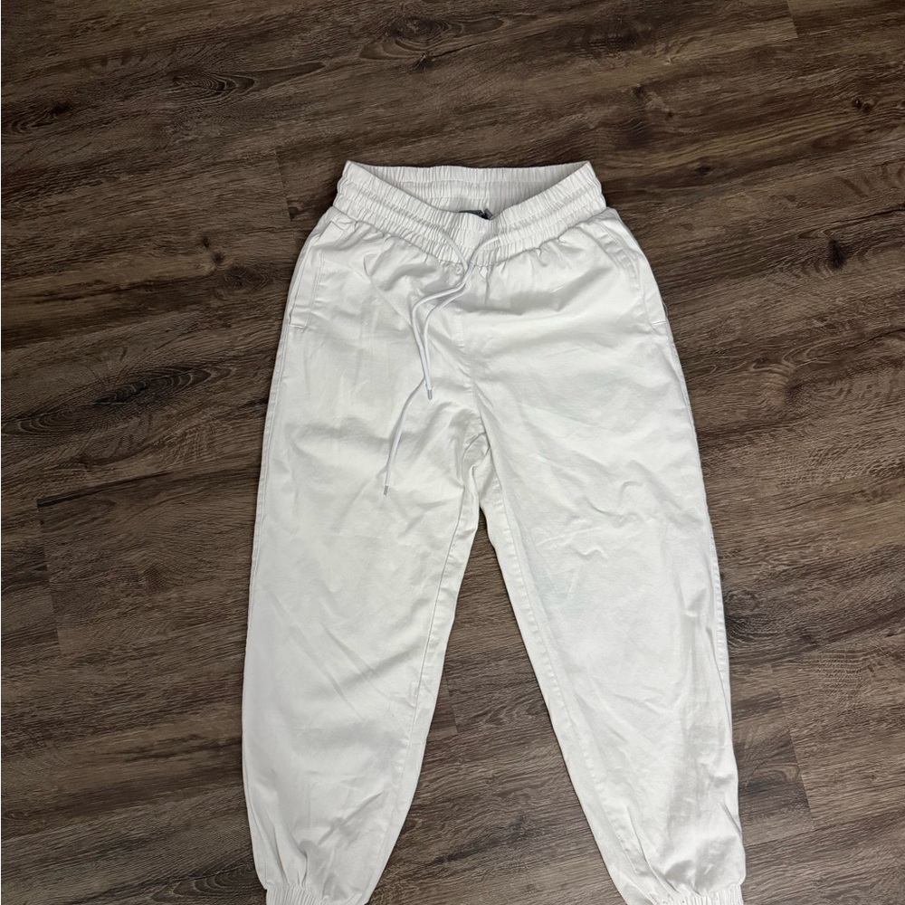 LF Carmar White Joggers